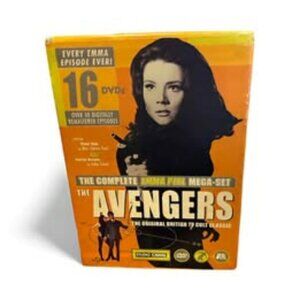 THE AVENGERS BRITISH TV COMPLETE EMMA PEEL MEGA-SET DVD BOX  Opened.